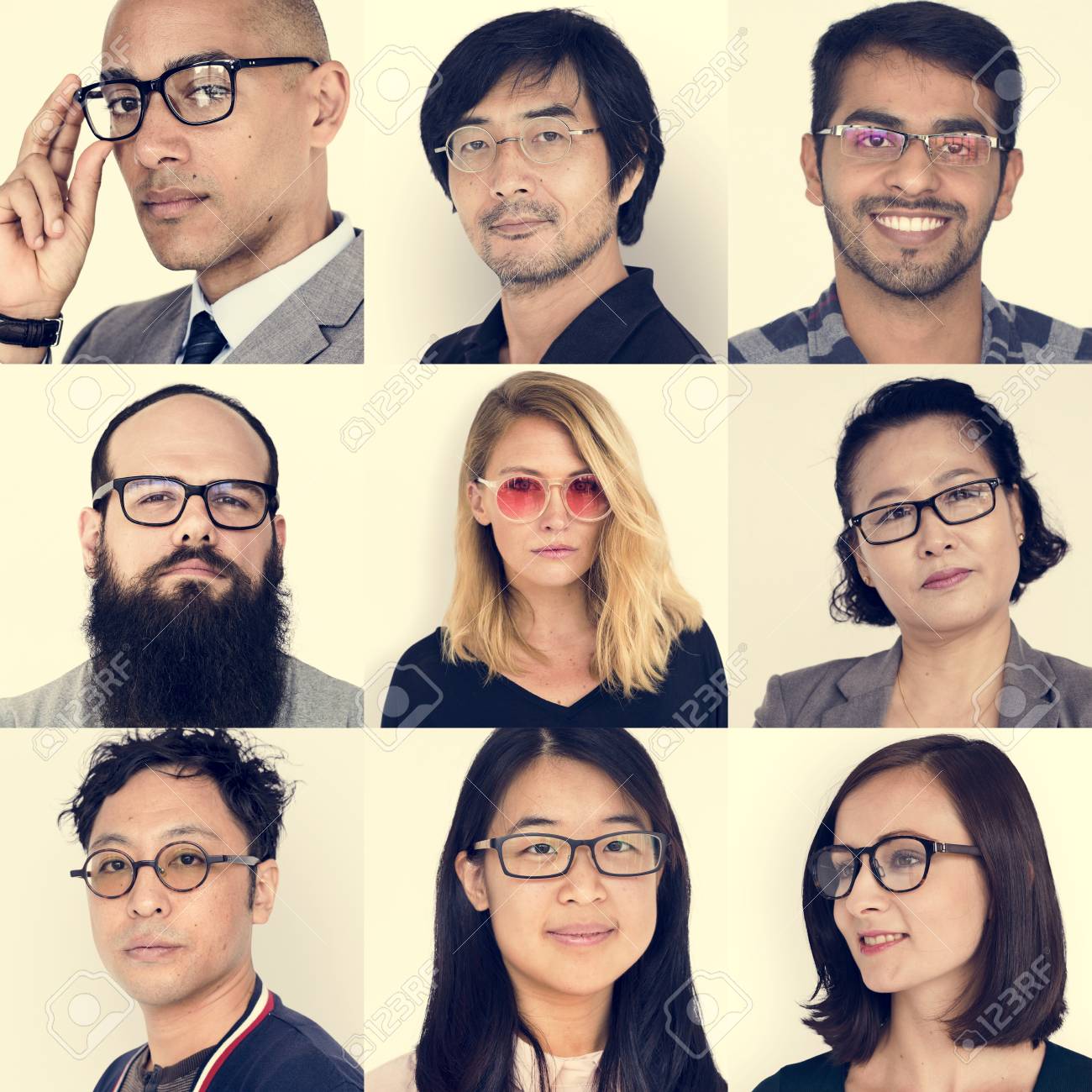 people wearing eyeglasses