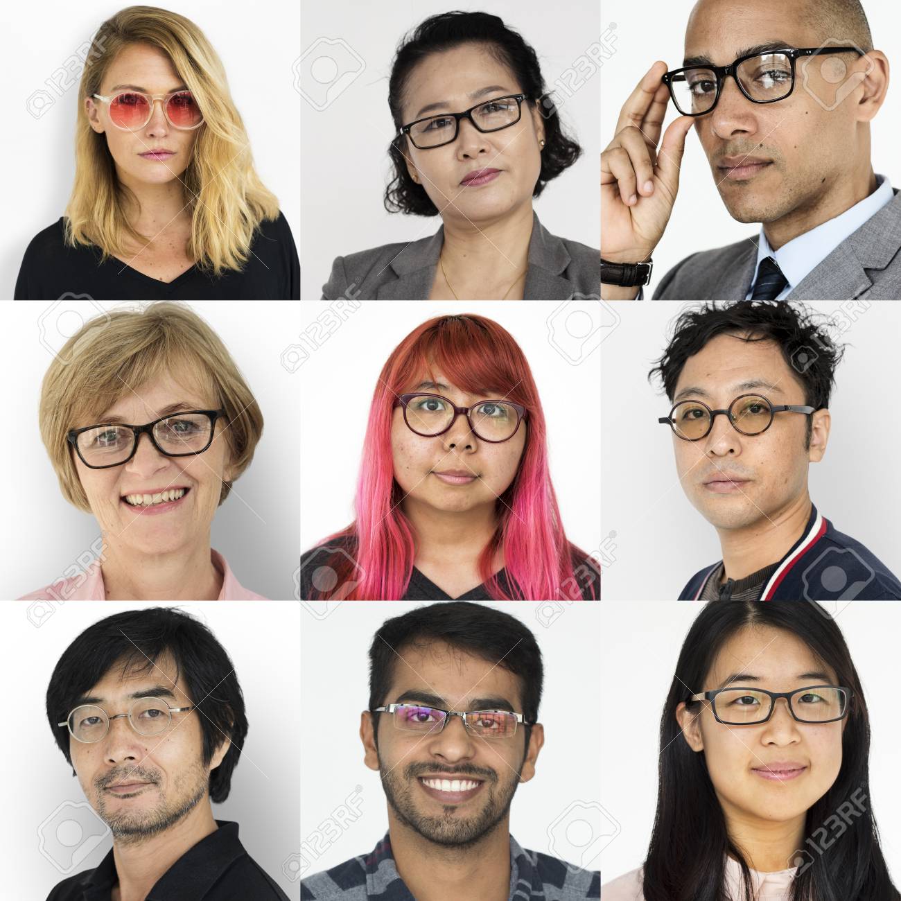 people wearing eyeglasses