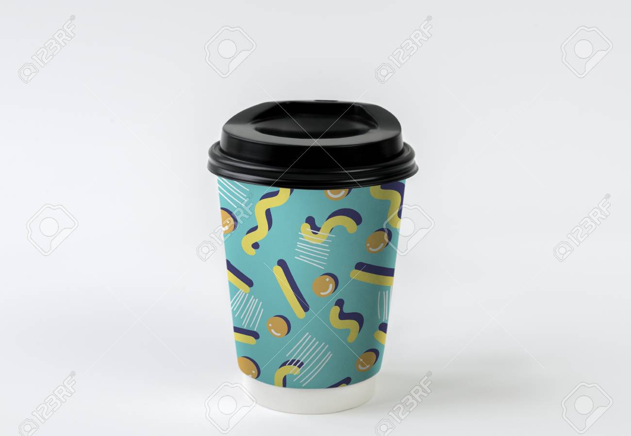 Download Colorful Takeaway Coffee Cup Mockup Design Stock Photo Picture And Royalty Free Image Image 111669793