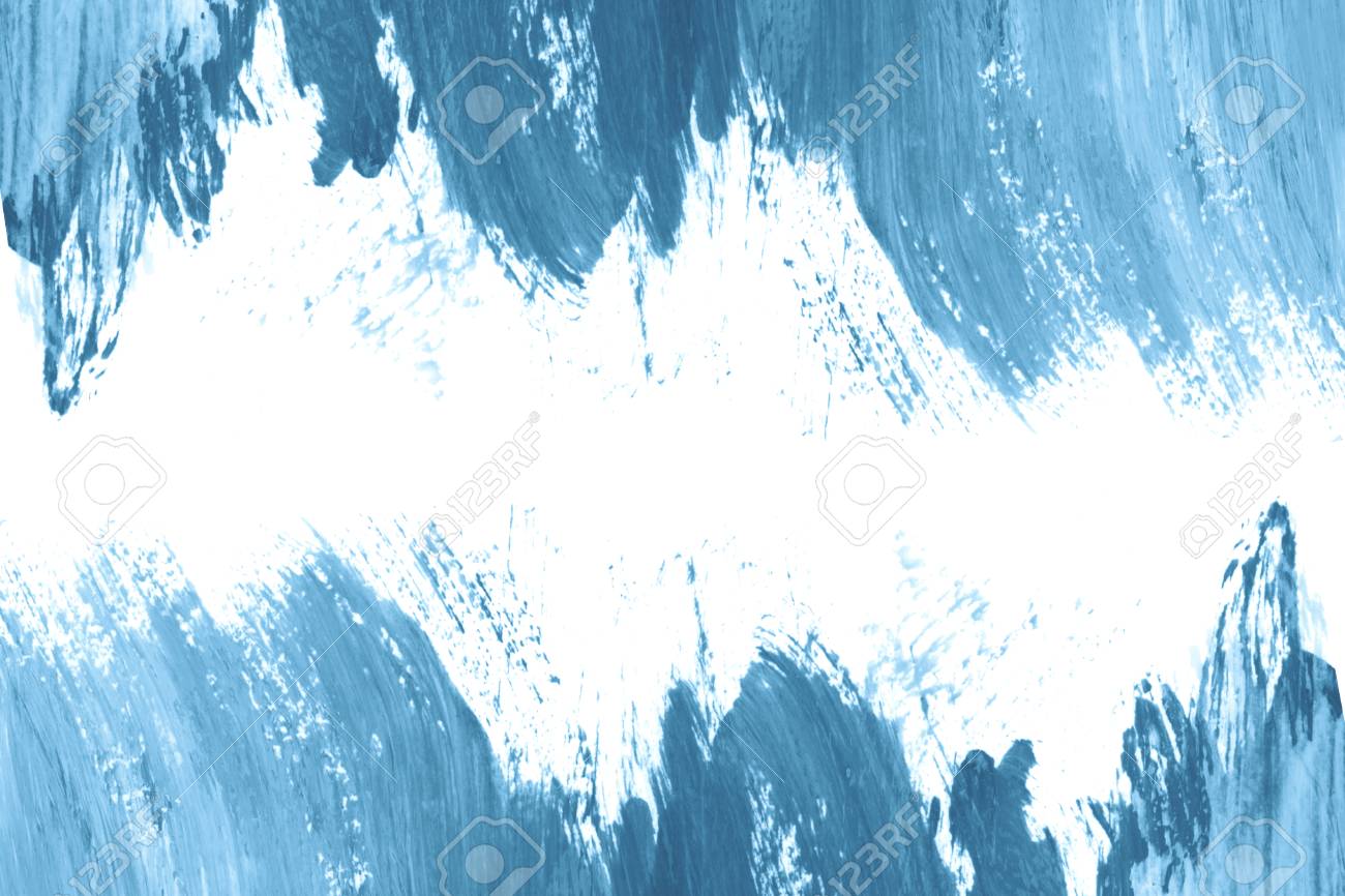 Blue Brush Stroke Border Textured Background Free Image and Photograph  117591056., image size:1300x866