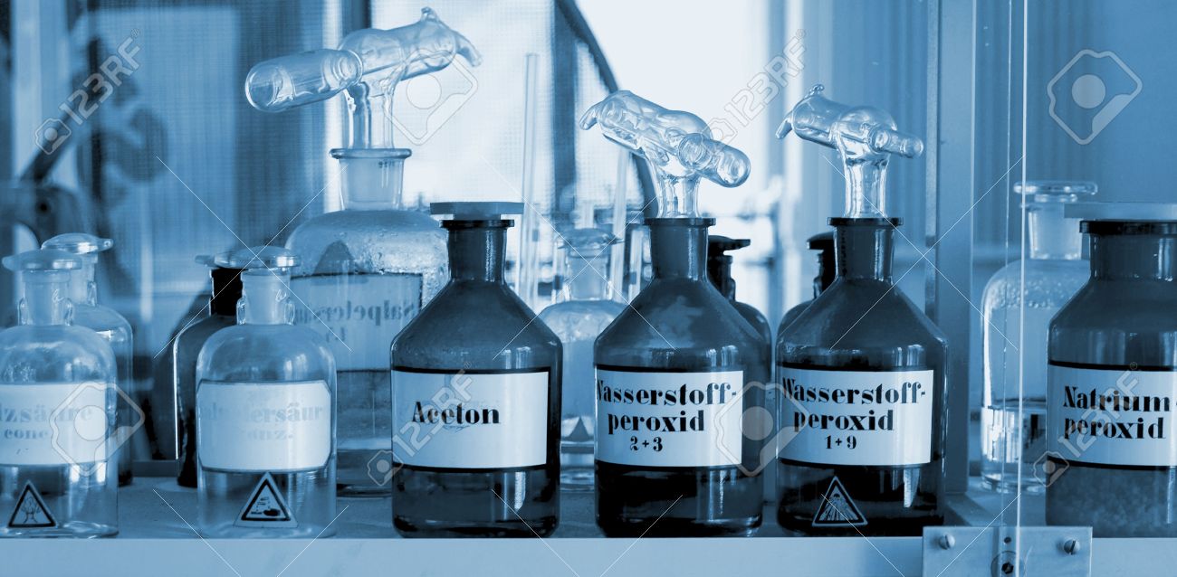 chemical lab stock photo