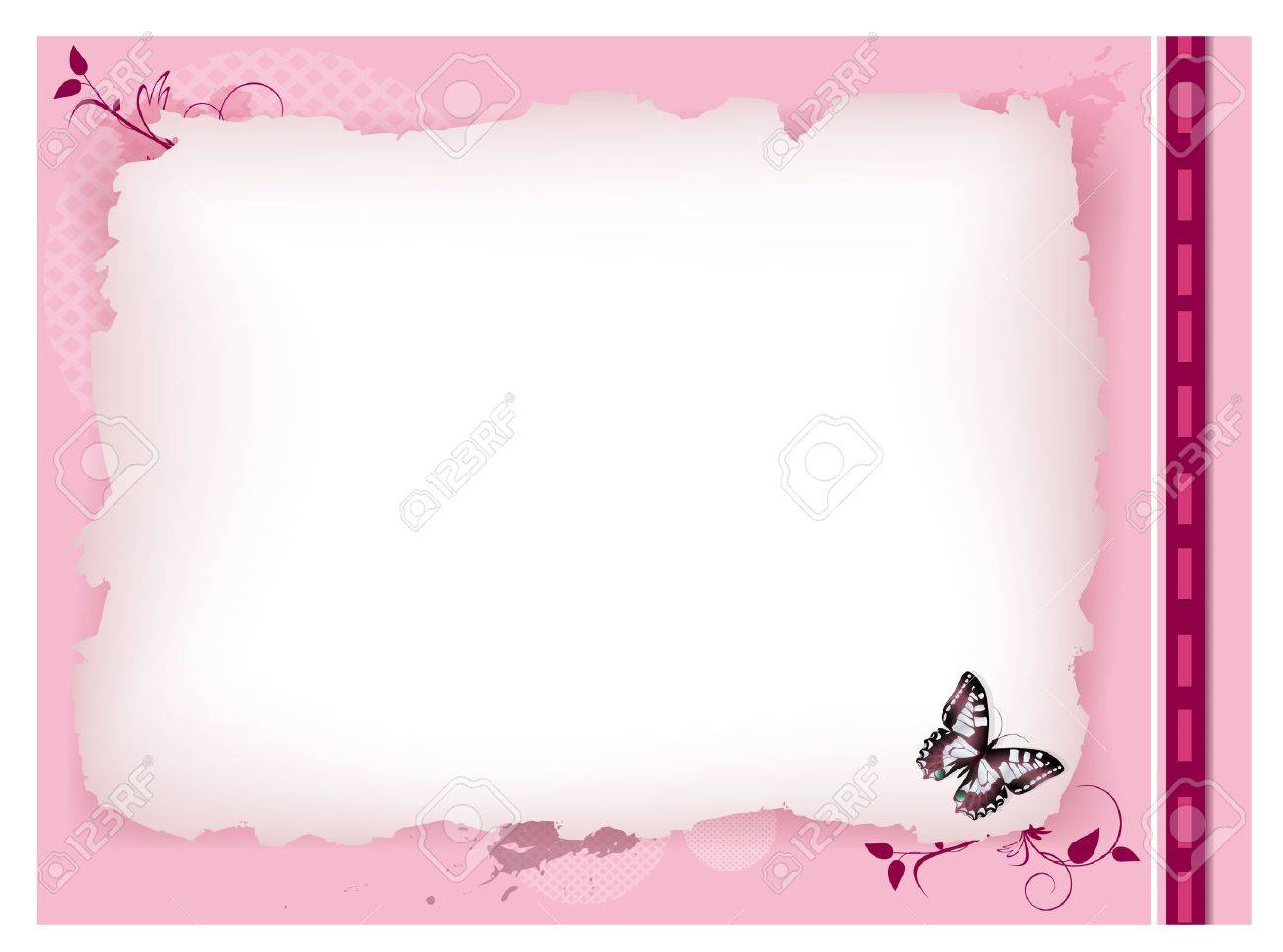 decorative vintage invitation card with floral elements and copyspace - 10043043 decorative vintage invitation card with floral elements and copyspace - 10043043