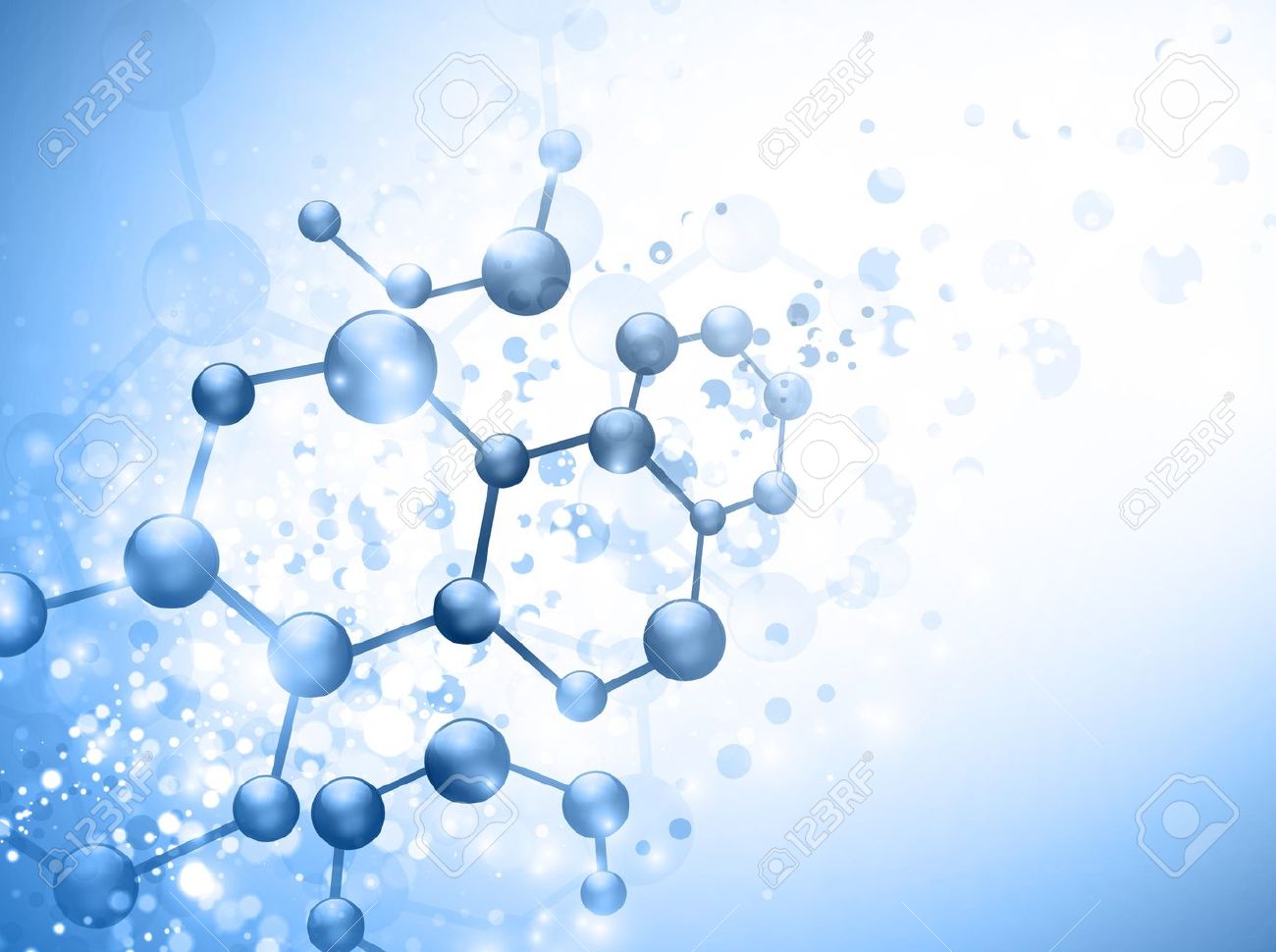 molecule illustration over blue background with copyspace for your text - 10836097 molecule illustration over blue background with copyspace for your text - 10836097