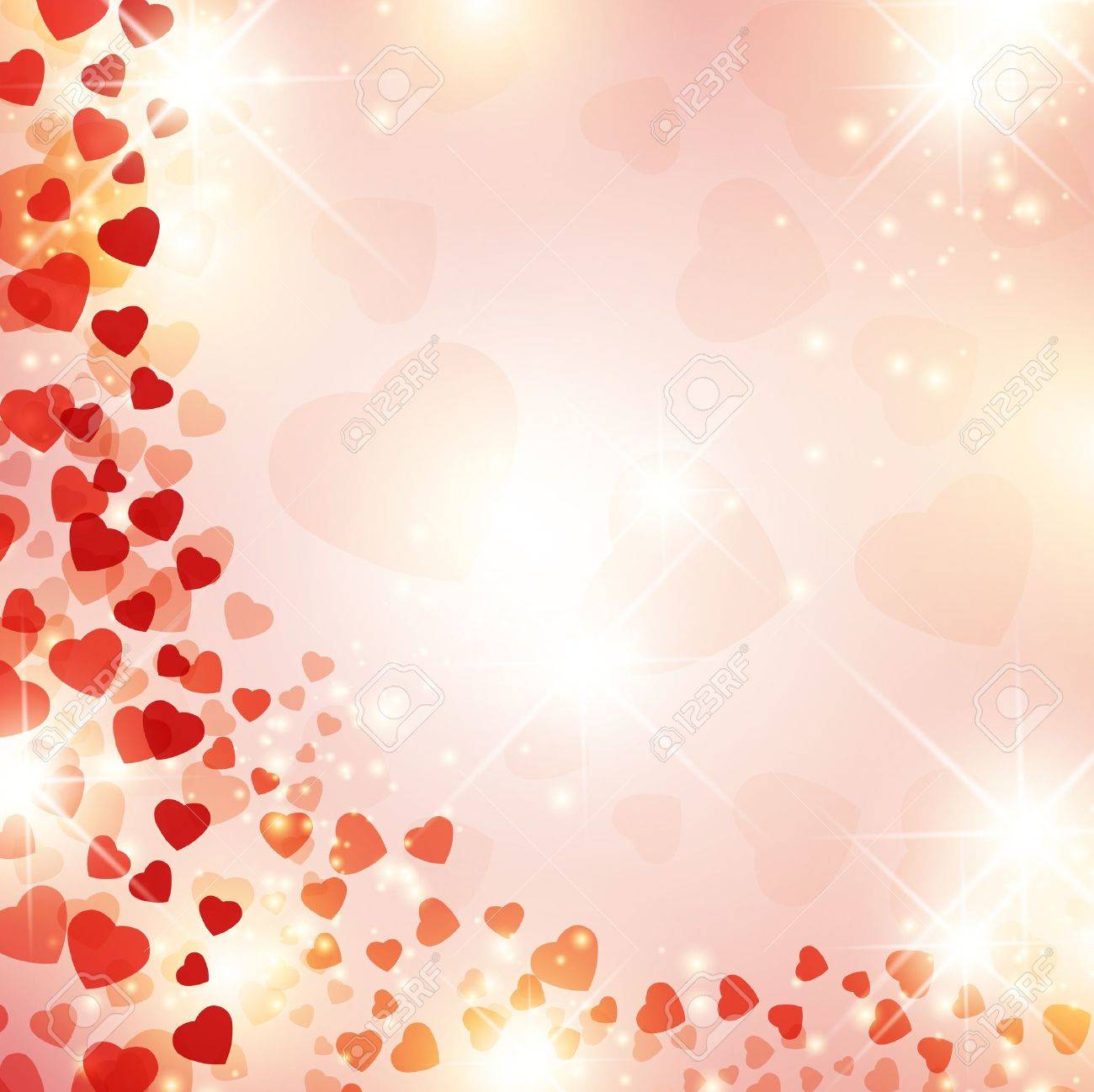 Valentine day background with red drapery and stars - 11660524 Valentine day background with red drapery and stars - 11660524
