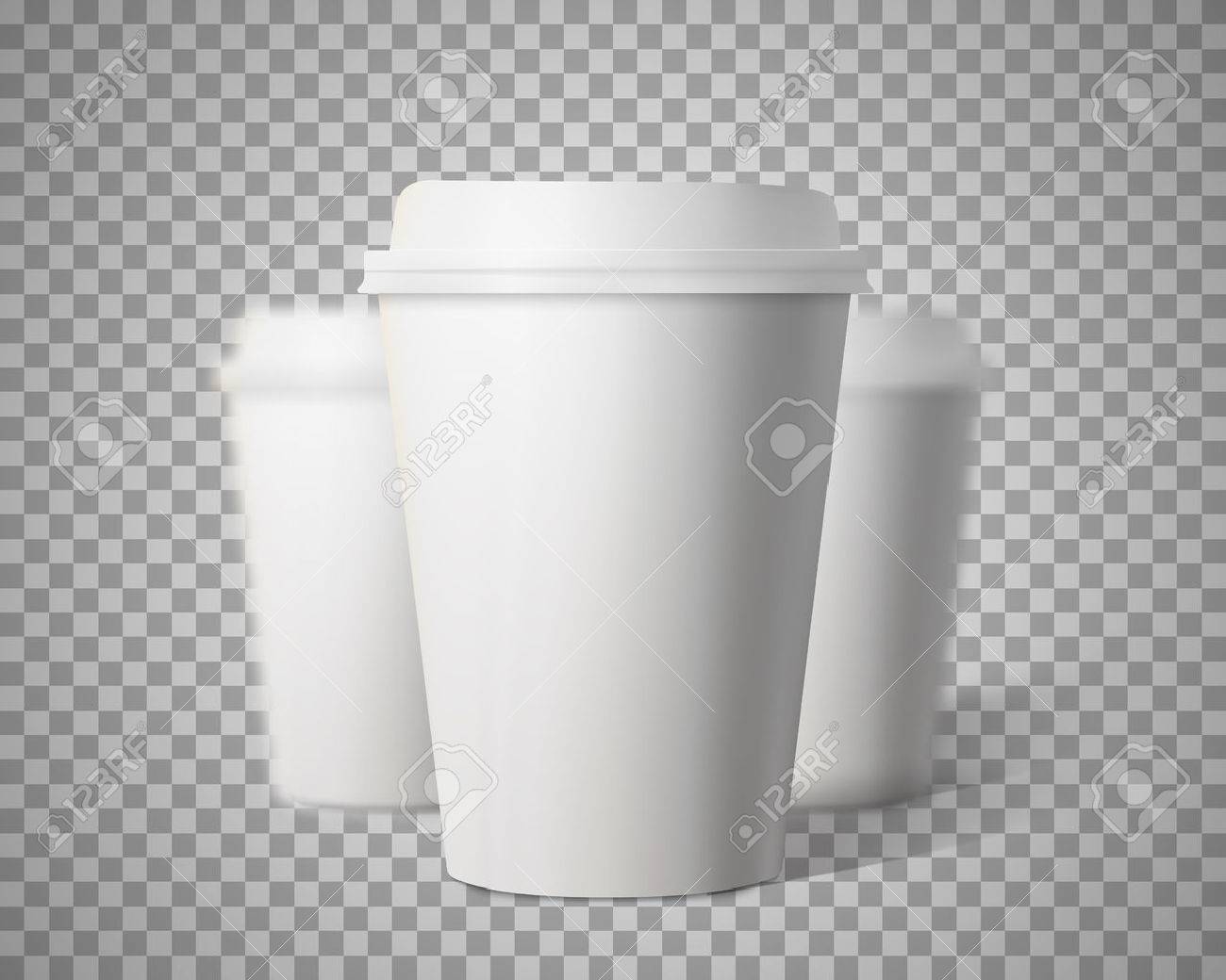 Photo-realistic 3D Paper Coffee Cup Mock-up Set - 52337783 Photo-realistic 3D Paper Coffee Cup Mock-up Set - 52337783