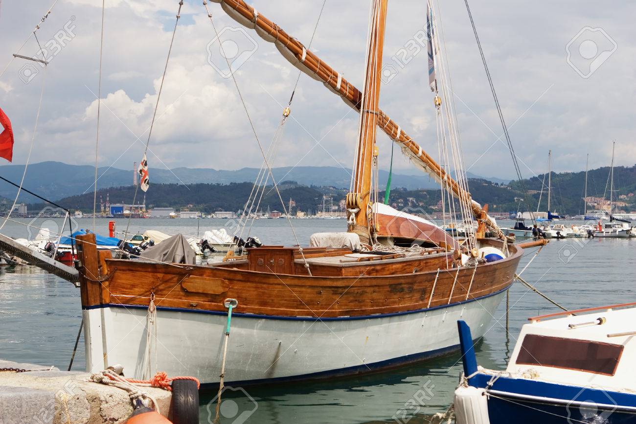 old traditional wooden yacht stock photo picture and royalty free