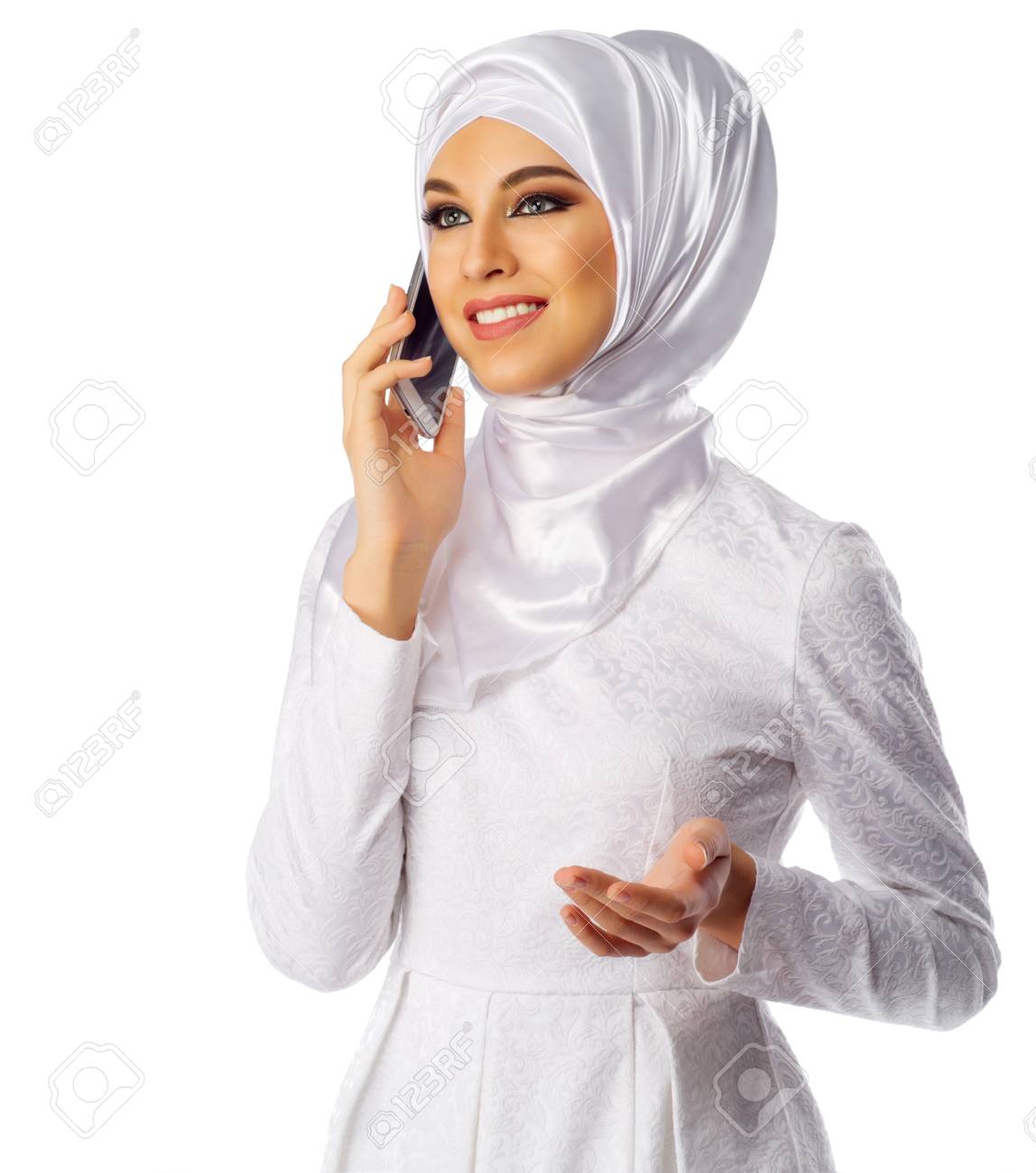 robe blanche musulmane