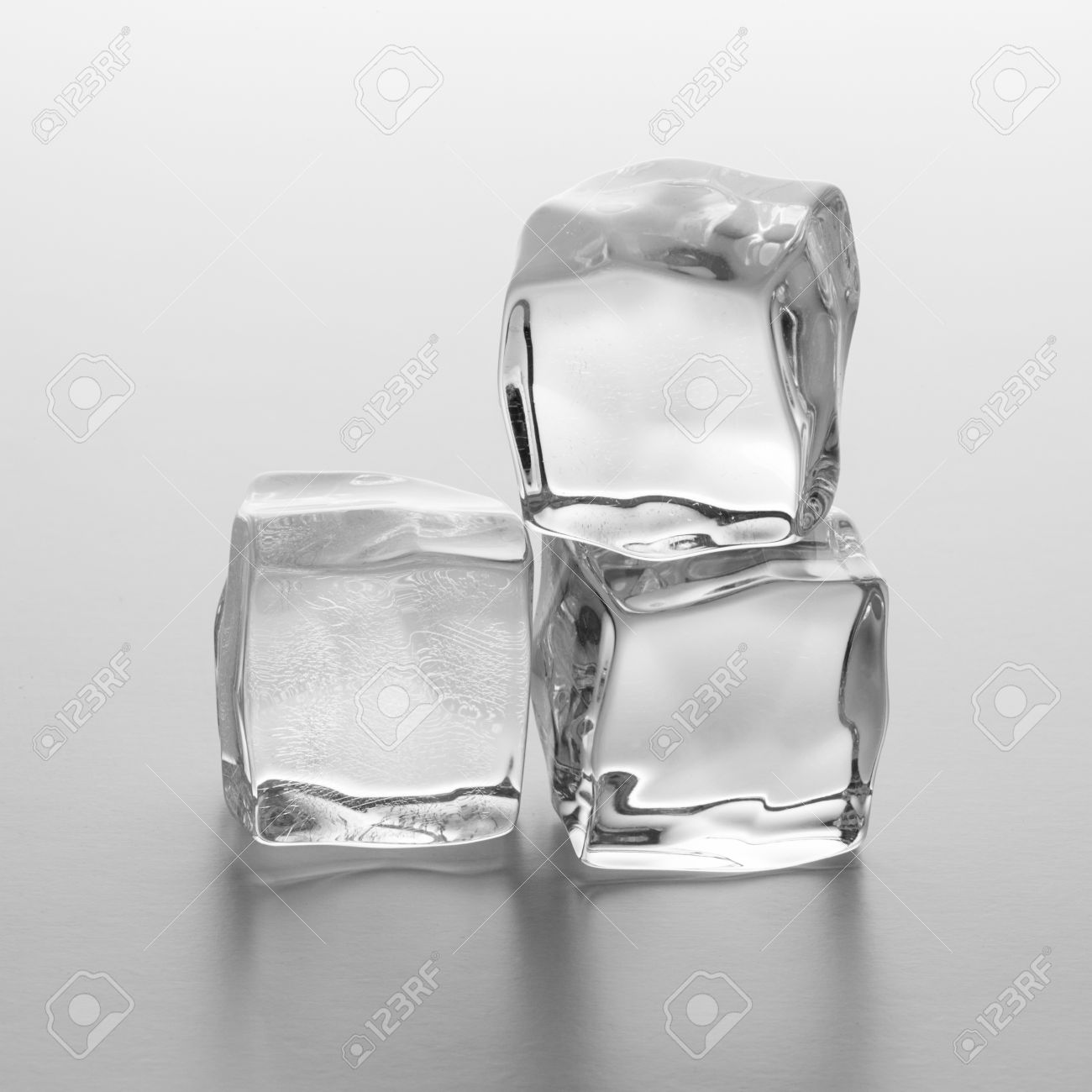 Three Clear Ice Cubes On Gradient Background Stock Photo Picture And Royalty Free Image Image 38587056