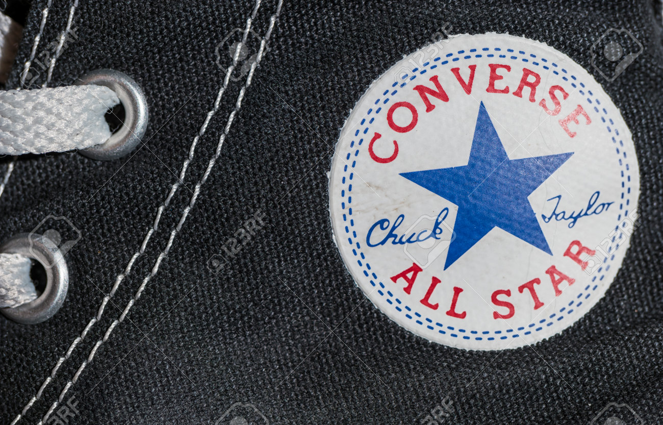 converse logo on shoes