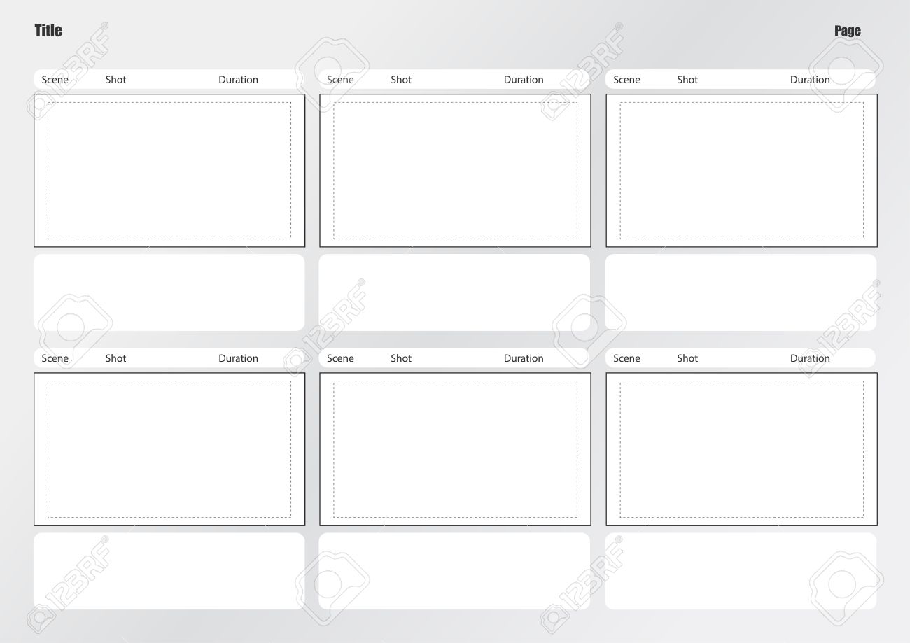 Professional of film storyboard template for easy to present the process of story. - 31462870 Professional of film storyboard template for easy to present the process of story. - 31462870