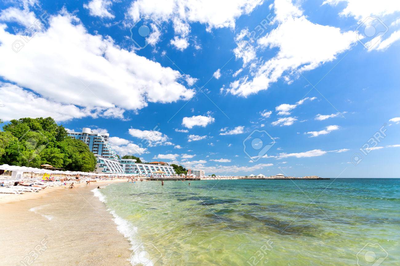 Varna Beach On Black Sea In Bulgaria Stock Photo, Picture And Royalty Free Image. Image 38536065.