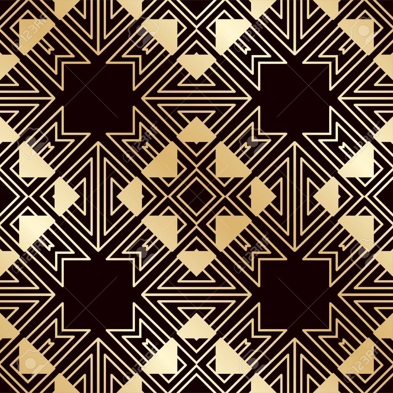 art deco vintage seamless