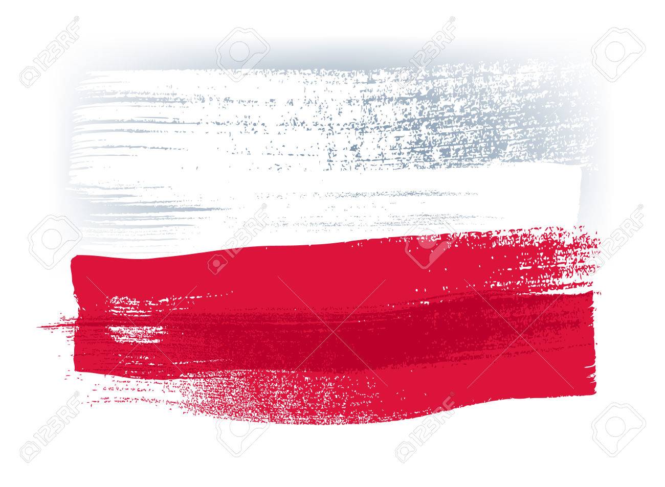 Poland Colorful Brush Strokes Painted National Country Polish Royalty Free Cliparts Vectors And Stock Illustration Image 56476780