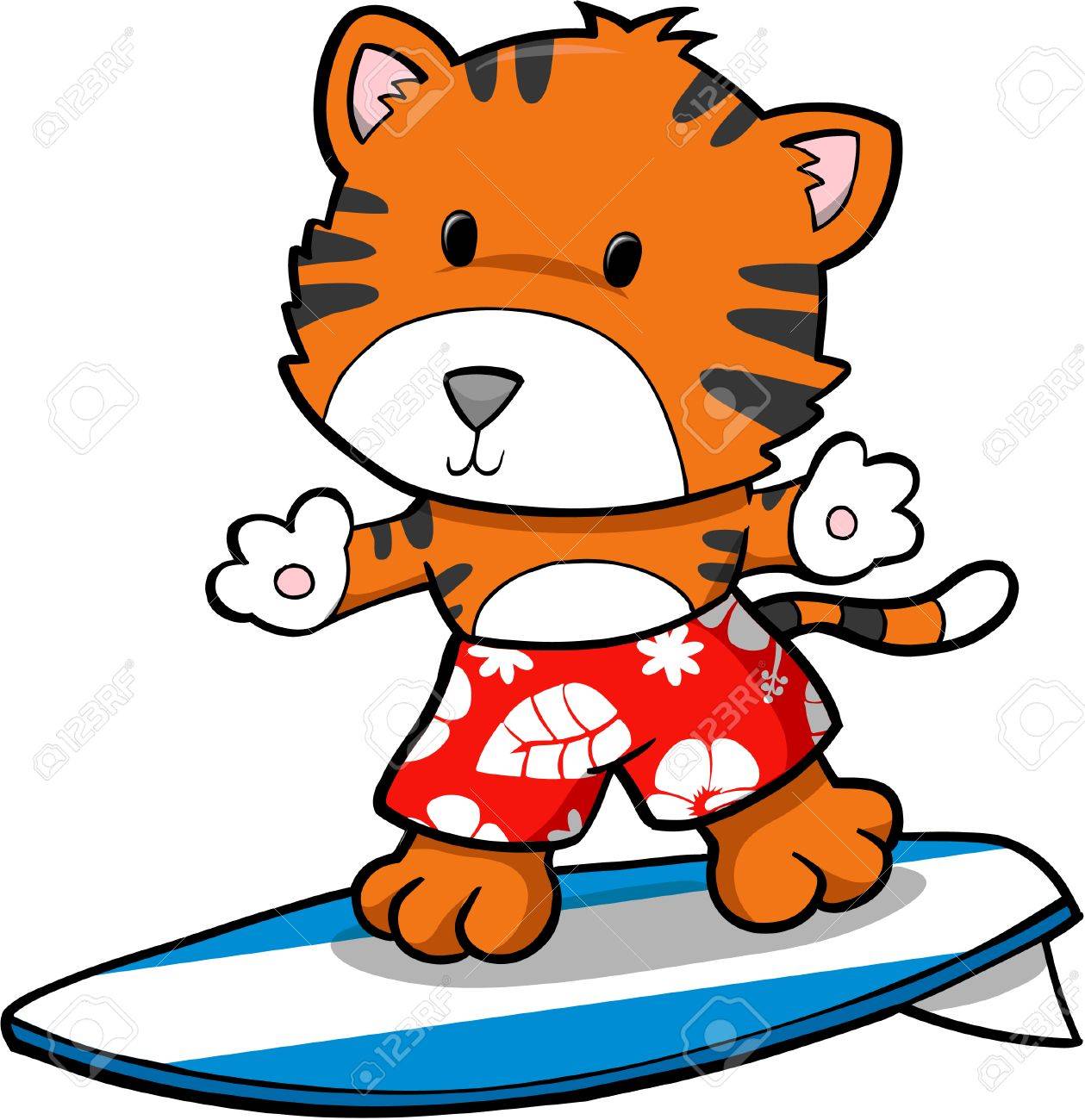 Tiger surfing Clearance