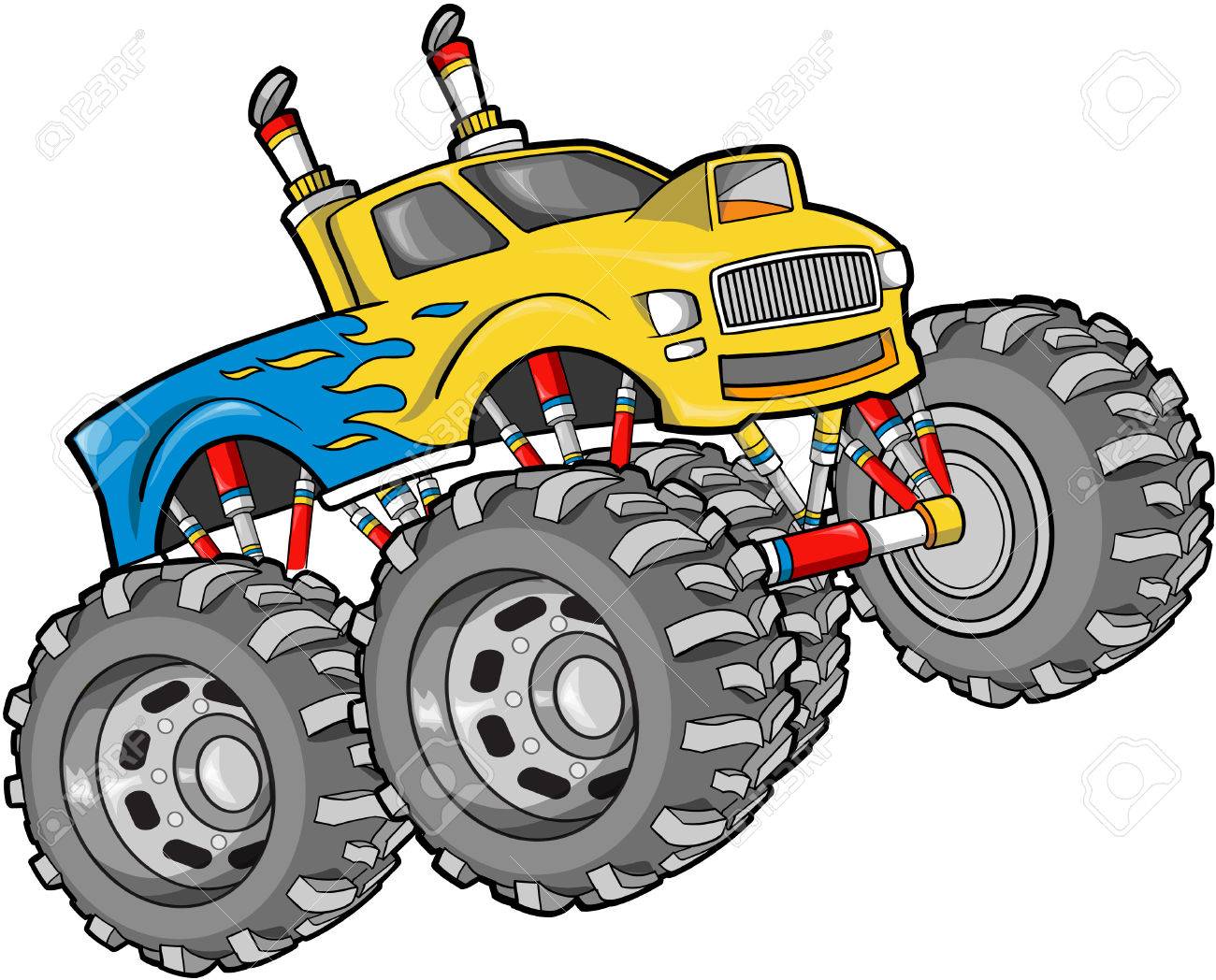 Free Free 155 Monster Truck Tire Tracks Svg SVG PNG EPS DXF File