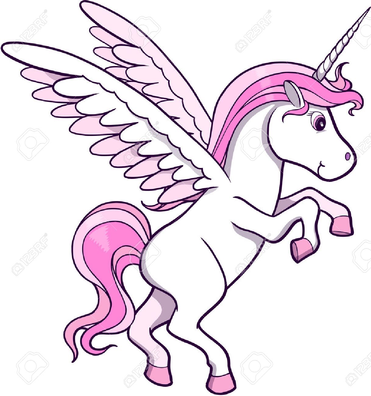 ユニコーン ペガサス ベクトル イラスト のイラスト素材 ベクタ Image