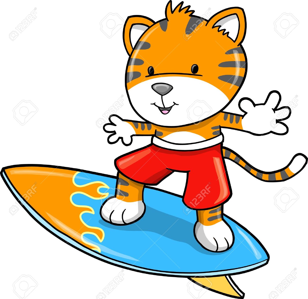 Tiger surfing Clearance