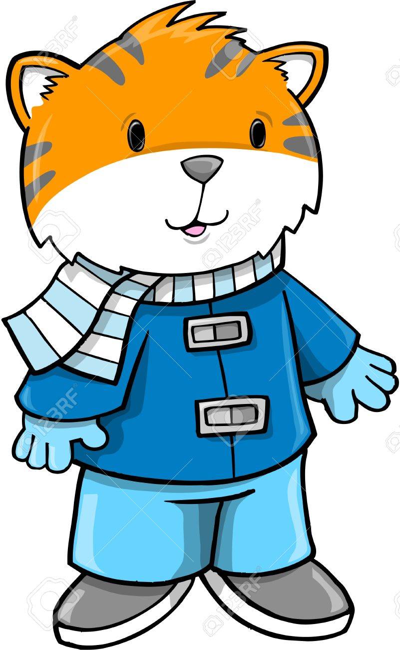 かわいいサファリ休日冬クリスマス タイガー ベクトル イラスト のイラスト素材 ベクタ Image かわいいサファリ休日冬クリスマス タイガー ベクトル イラスト のイラスト素材 ベクタ Image