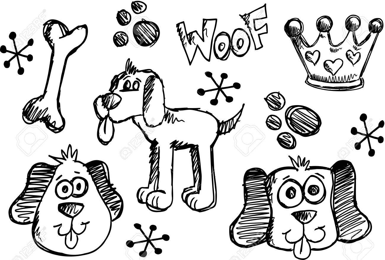 doodle art dog