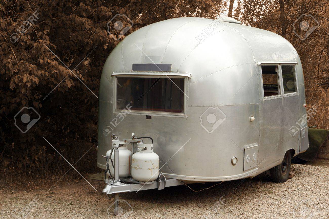 Vintage RV Anhänger Wohnmobil Vintage RV Anhänger Wohnmobil