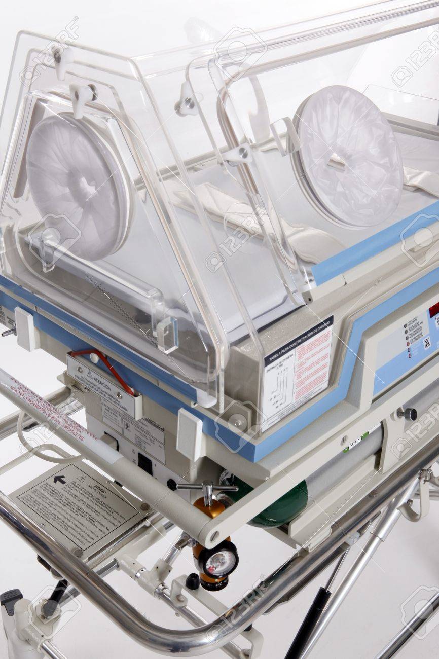 modern neonatal incubator hospital equipment stock photo picture