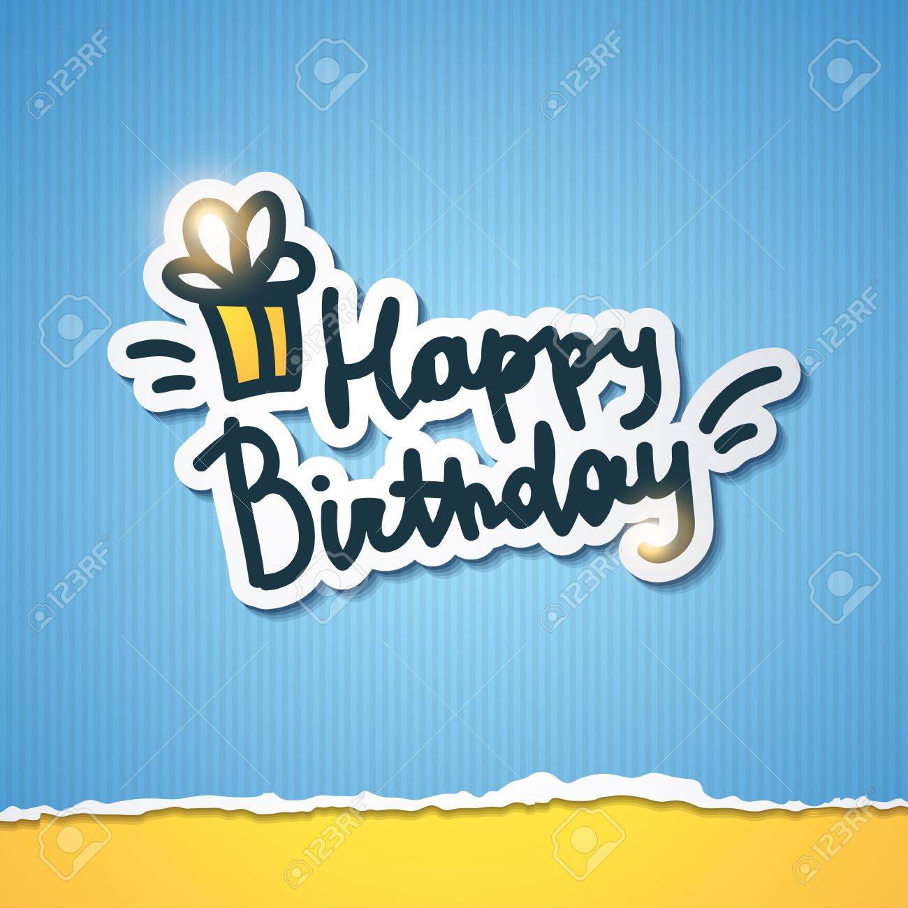 お誕生日おめでとう 手書き文字のイラスト素材 ベクタ Image お誕生日おめでとう 手書き文字のイラスト素材 ベクタ Image