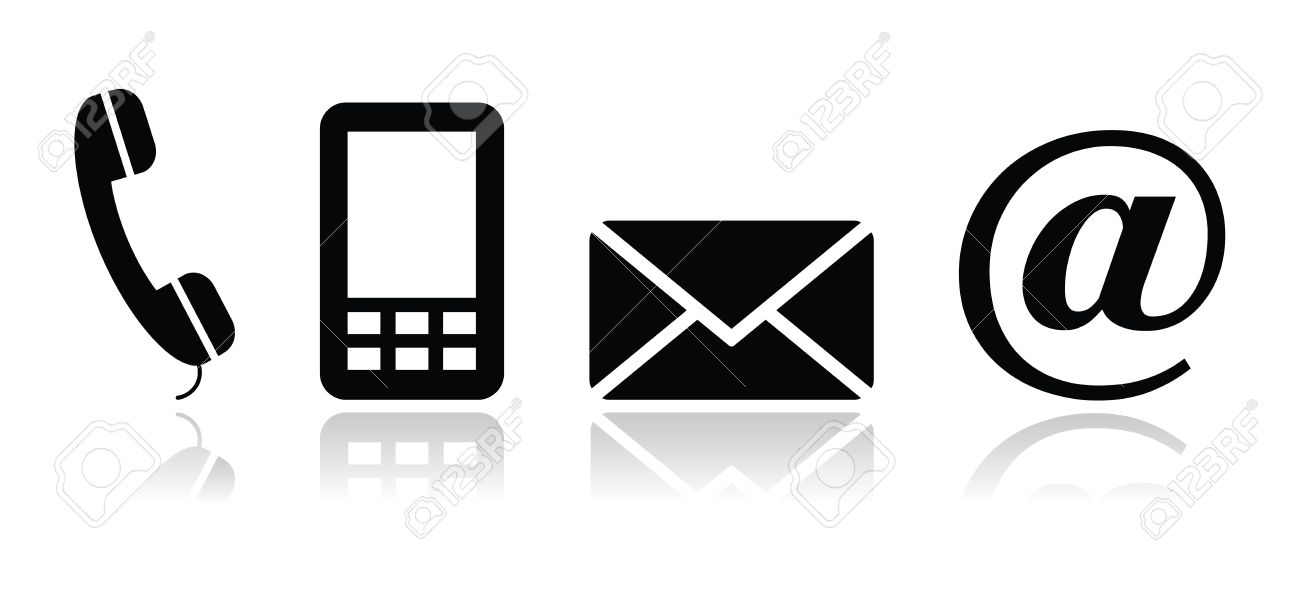 Contact black icons set - mobile, phone, email, envelope - 14797096 Contact black icons set - mobile, phone, email, envelope - 14797096