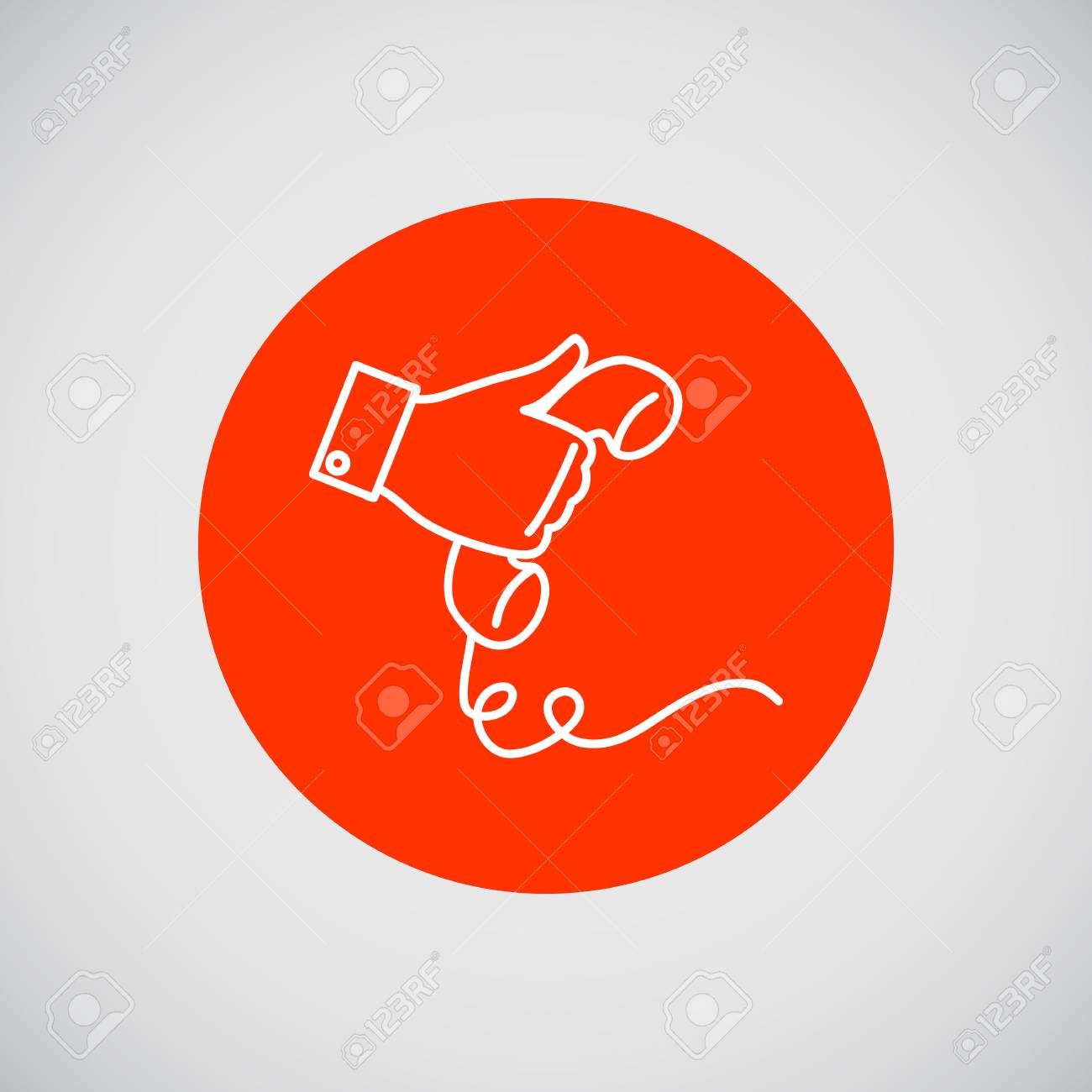 電話の受話器を持っている男性手のアイコンのイラスト素材 ベクタ Image 電話の受話器を持っている男性手のアイコンのイラスト素材 ベクタ Image