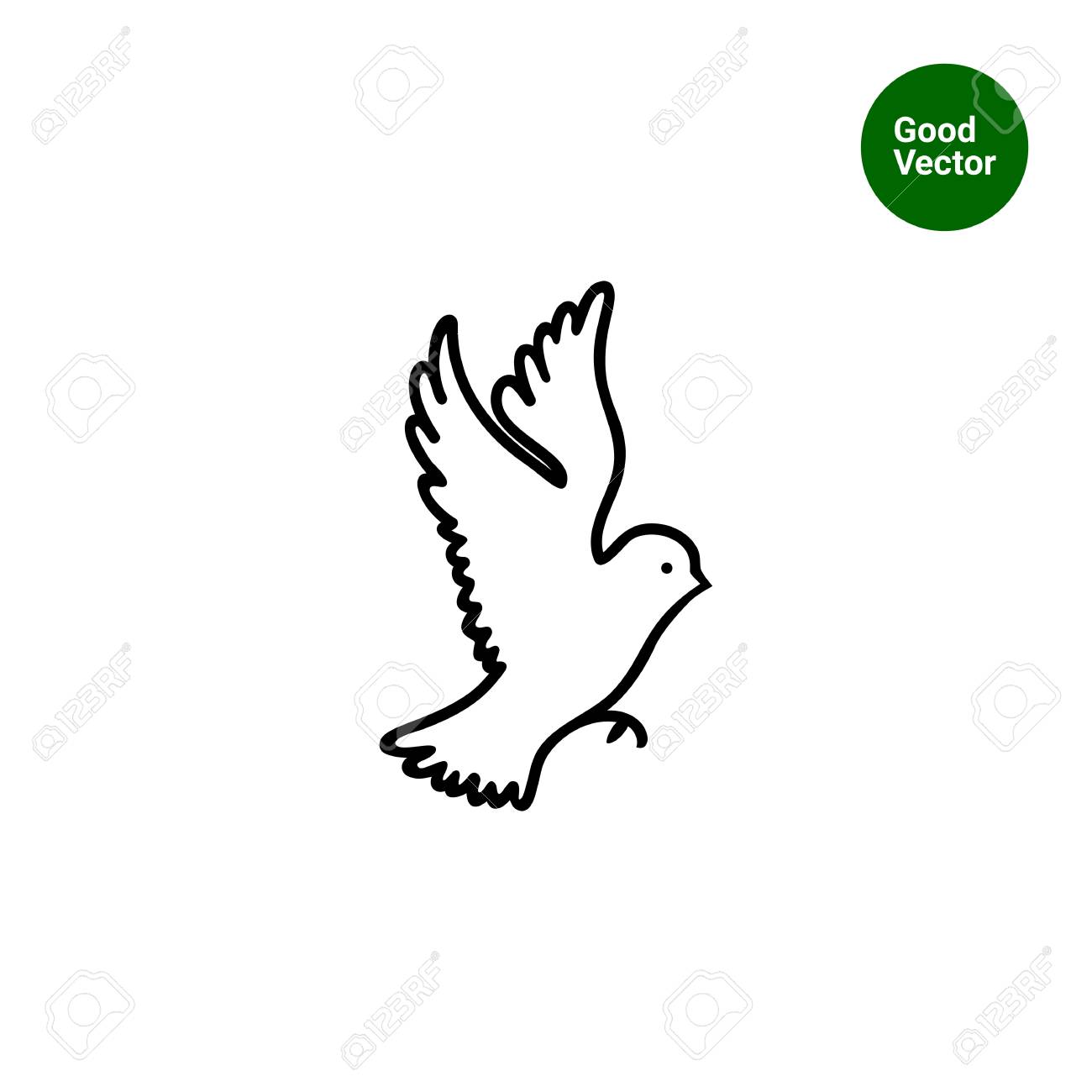 鳥アイコンのイラスト素材 ベクタ Image 鳥アイコンのイラスト素材 ベクタ Image