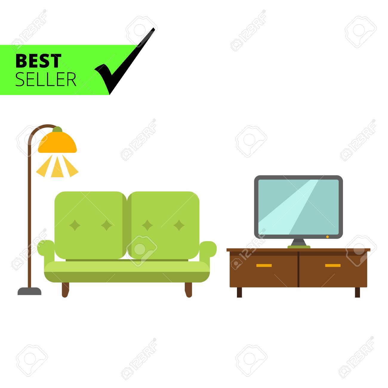 Living Room Sets Including Tv icon of living room interior including couch, tv stand, tv-set Living Room Sets Including Tv icon of living room interior including couch, tv stand, tv-set