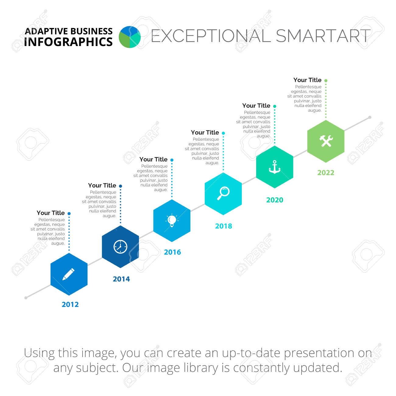 timeline flowchart template