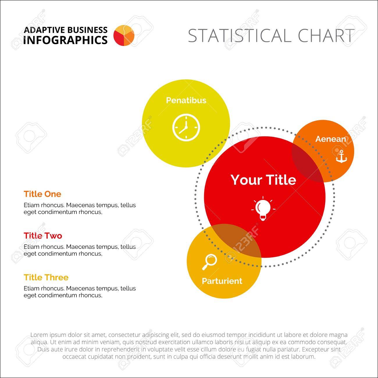 three parts venn diagram element of presentation layout diagram venn diagram for three topics