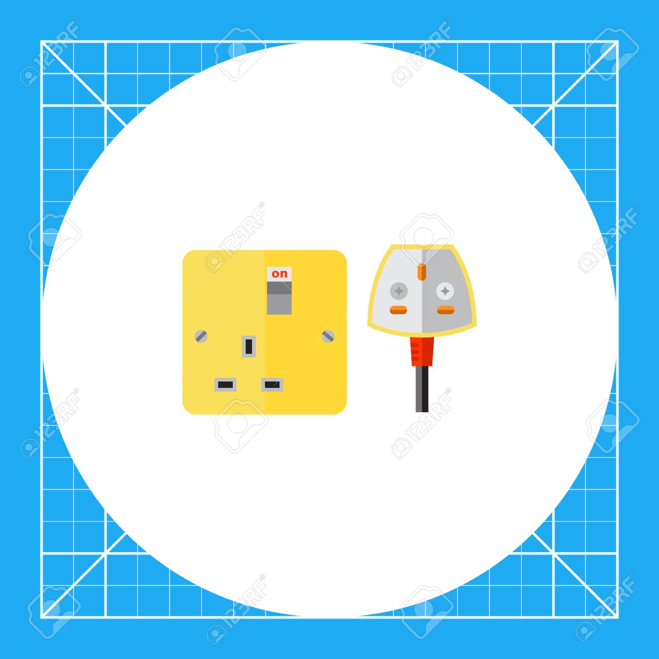 Steckdose Und Stecker In Grossbritannien Sicherheit Energie Haus