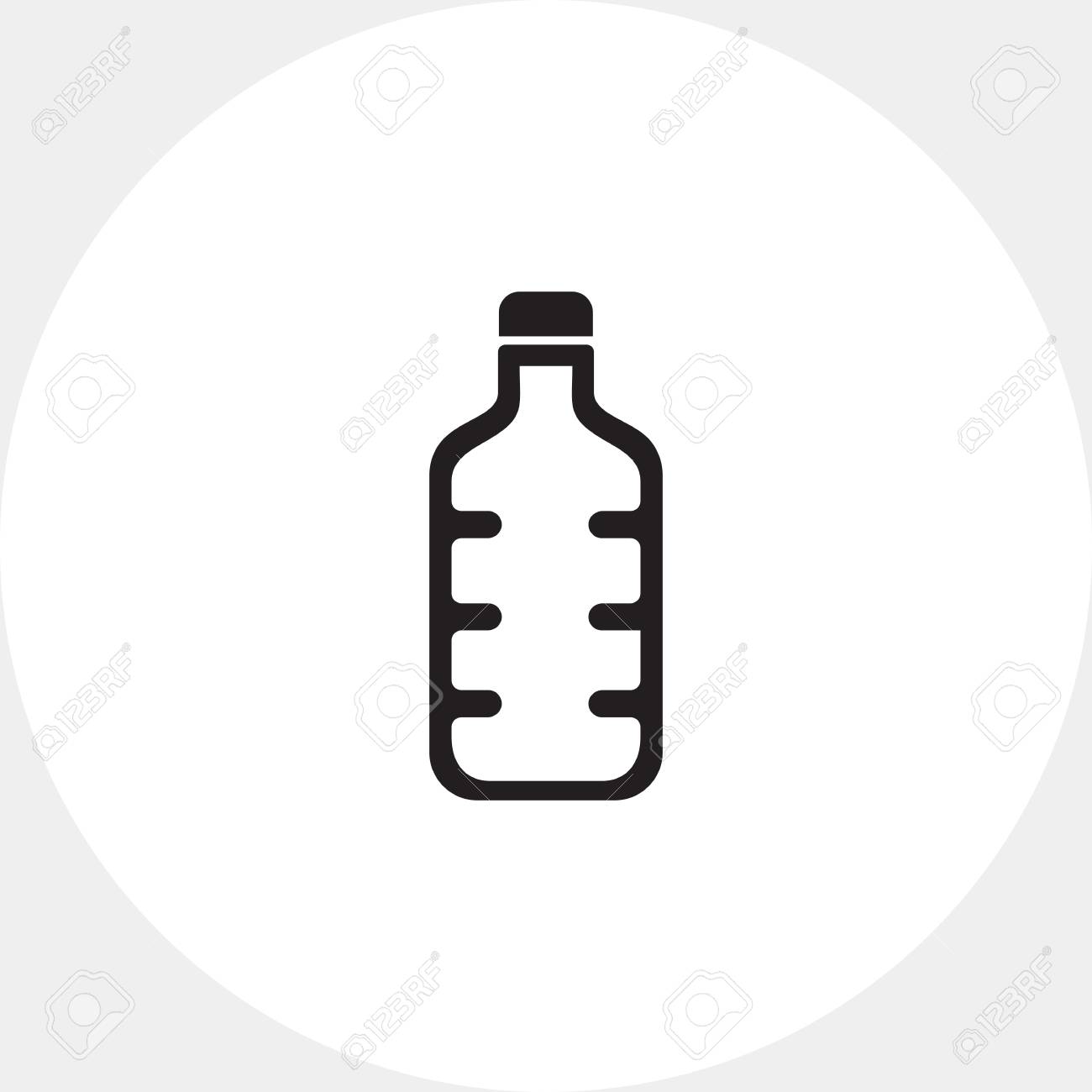 ペットボトル アイコンのイラスト素材 ベクタ Image