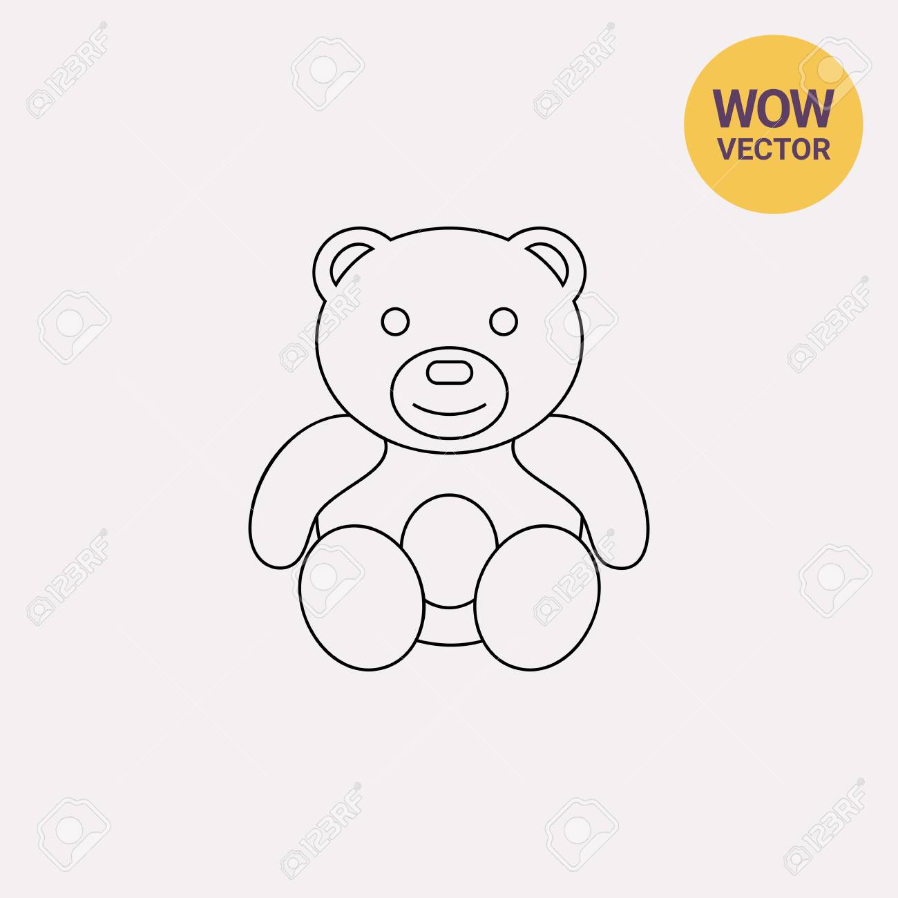 plain teddy bear