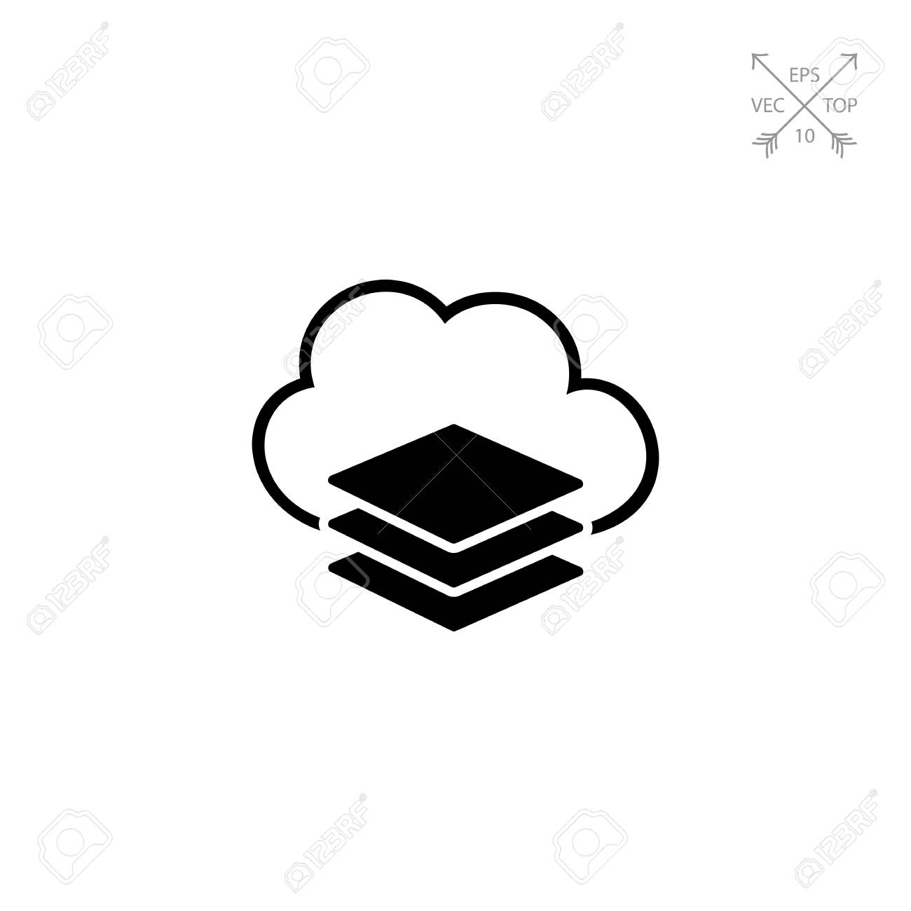 バーチャル マシンのシンプルなアイコンのイラスト素材・ベクター Image 75537611