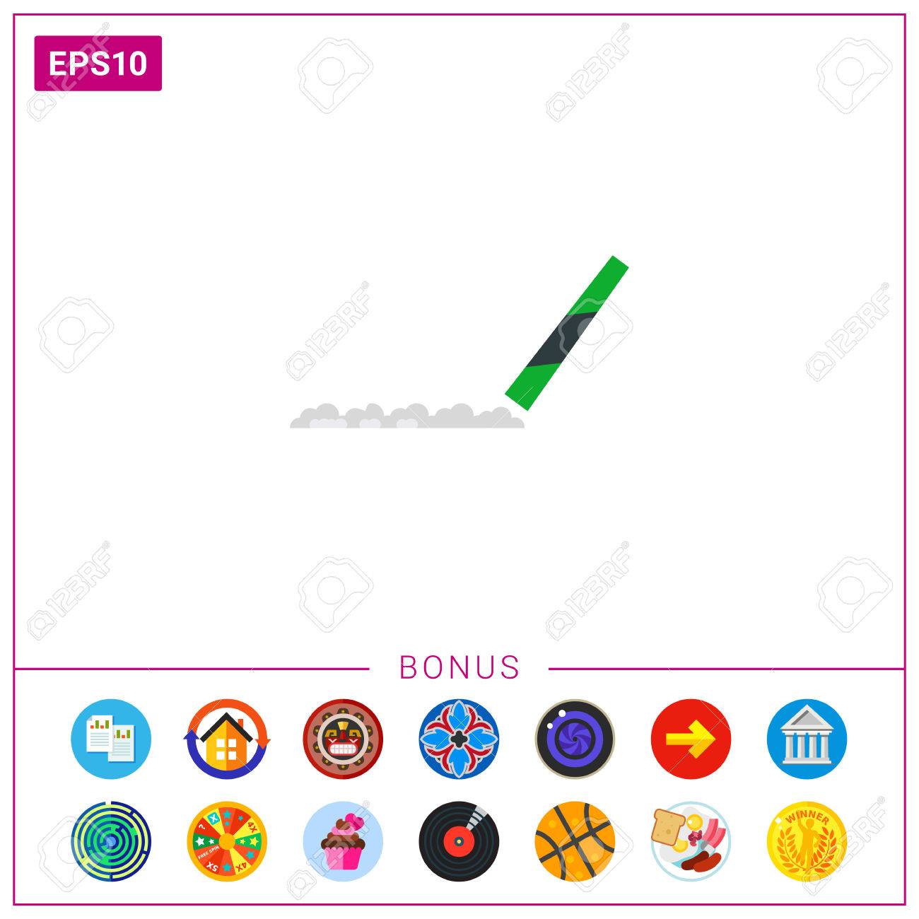 コカインのラインと圧延ドル ベクトル アイコン のイラスト素材 ベクタ Image