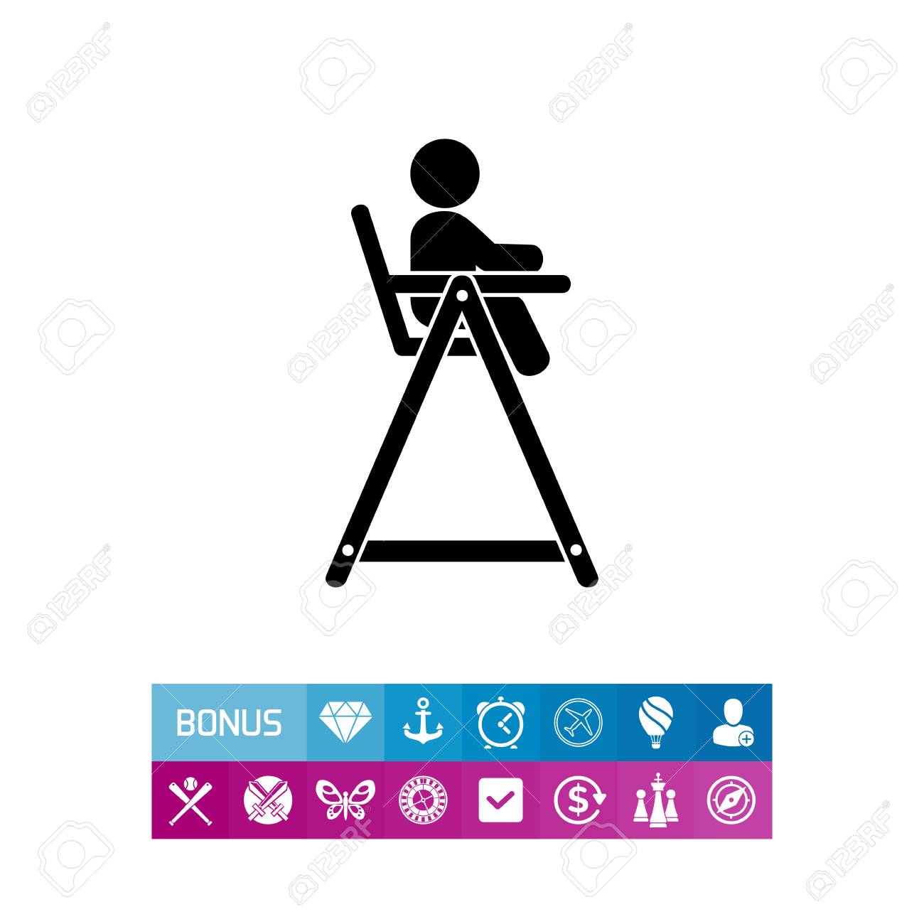 used baby feeding chair