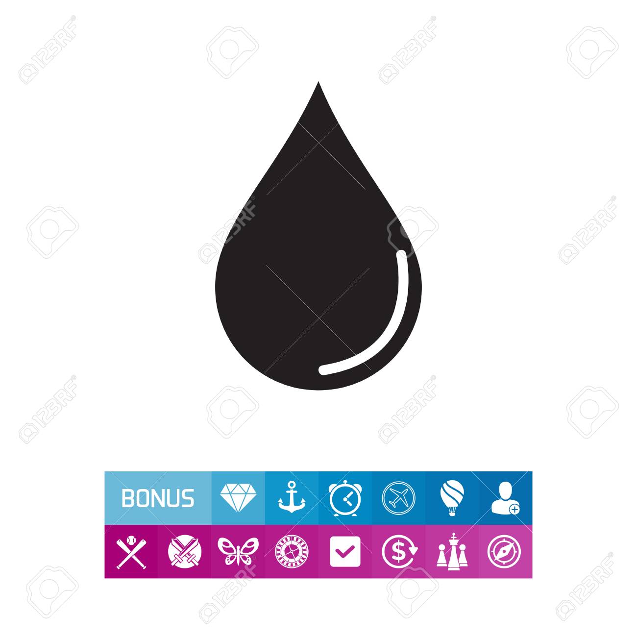 液滴のアイコン のイラスト素材 ベクタ Image 液滴のアイコン のイラスト素材 ベクタ Image