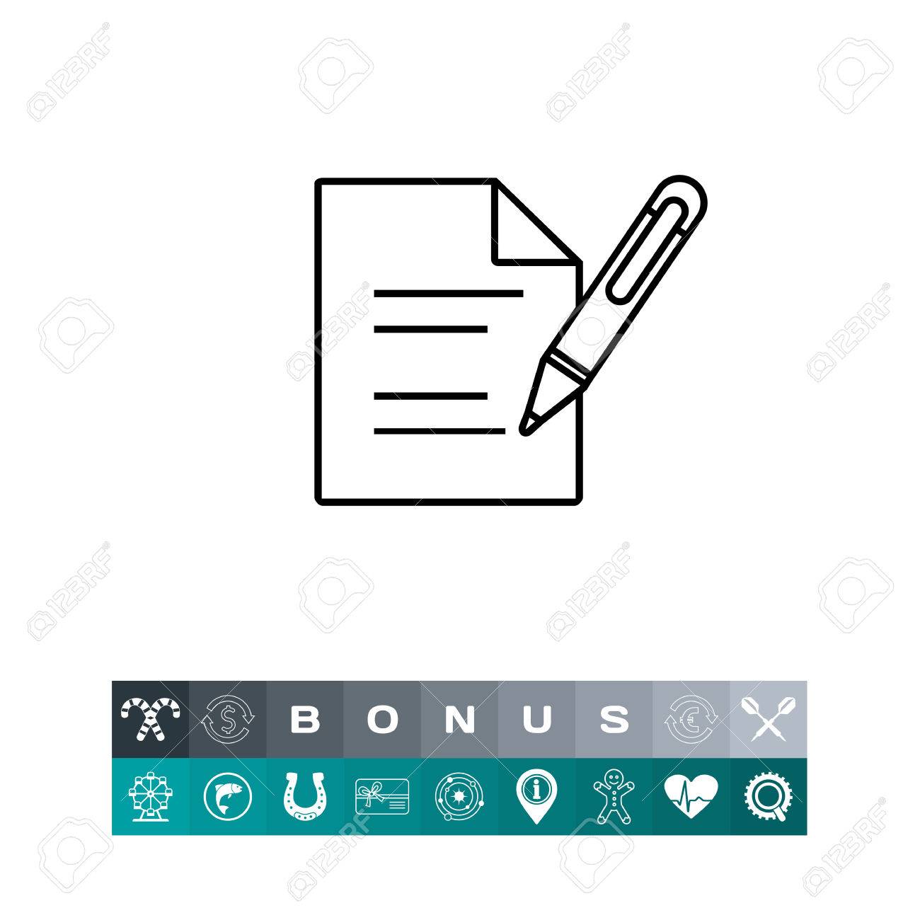 sheet of paper with lines and pen contract prescription diagnosis prescription sheet