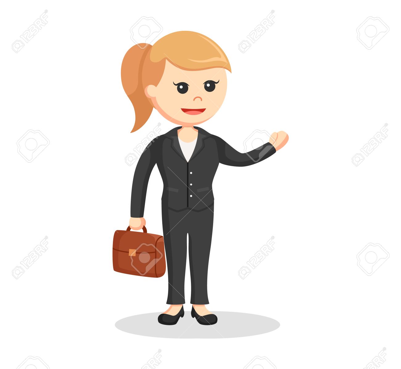 female lawyer briefcase