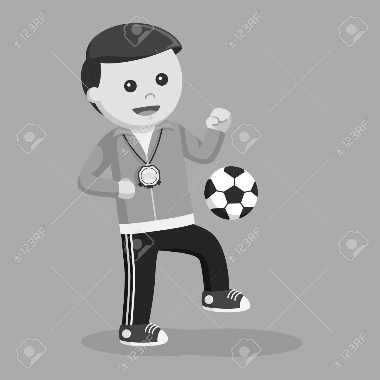 Physical education teacher Stock Vector Images - Alamy, image size:1300x1300