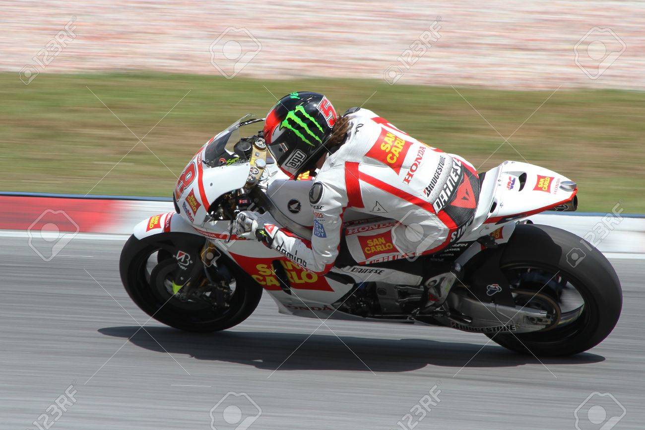 Sepang Malaysia Feb 24 Marco Simoncelli Of San Carlo Honda Gresini Stock Photo Picture And Royalty Free Image Image 33838649