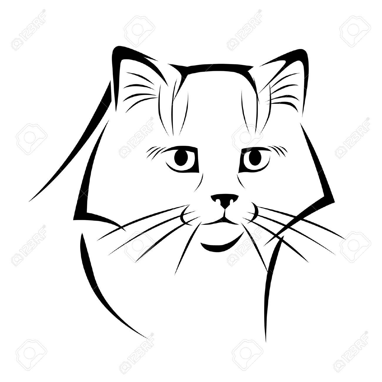 Tete De Chat Stylise Clip Art Libres De Droits Vecteurs Et Illustration Image Tete De Chat Stylise Clip Art Libres De Droits Vecteurs Et Illustration Image
