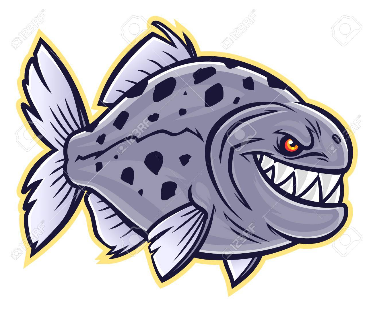 漫画ピラニアのイラスト素材 ベクタ Image 漫画ピラニアのイラスト素材 ベクタ Image