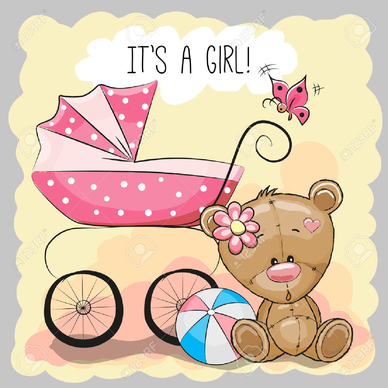 its a girl teddy