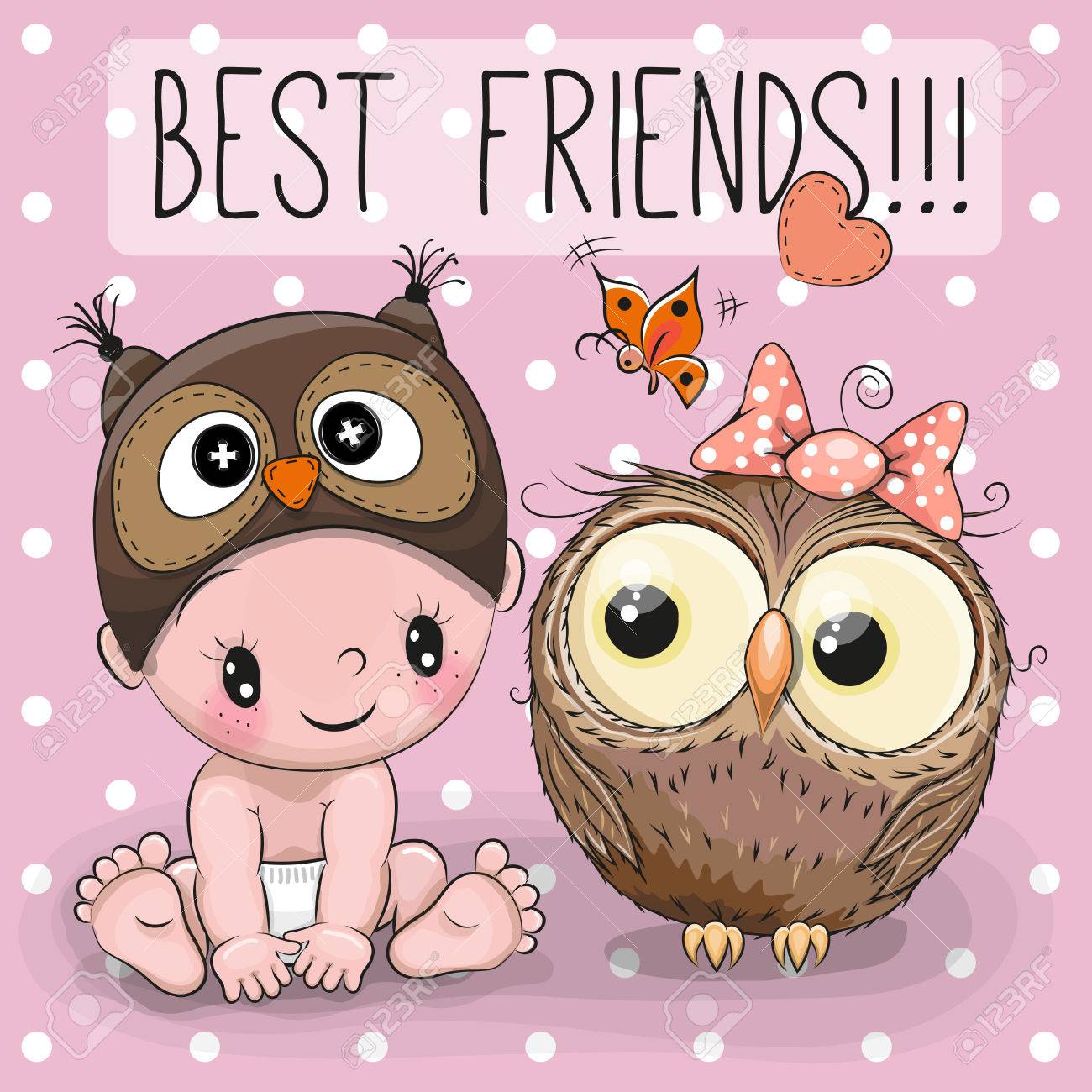 Bebe Mignon De Bande Dessinee Dans Un Chapeau De Hibou Et Le Hibou Mignon Clip Art Libres De Droits Vecteurs Et Illustration Image Bebe Mignon De Bande Dessinee Dans Un Chapeau De Hibou Et Le Hibou Mignon Clip Art Libres De Droits Vecteurs Et Illustration Image