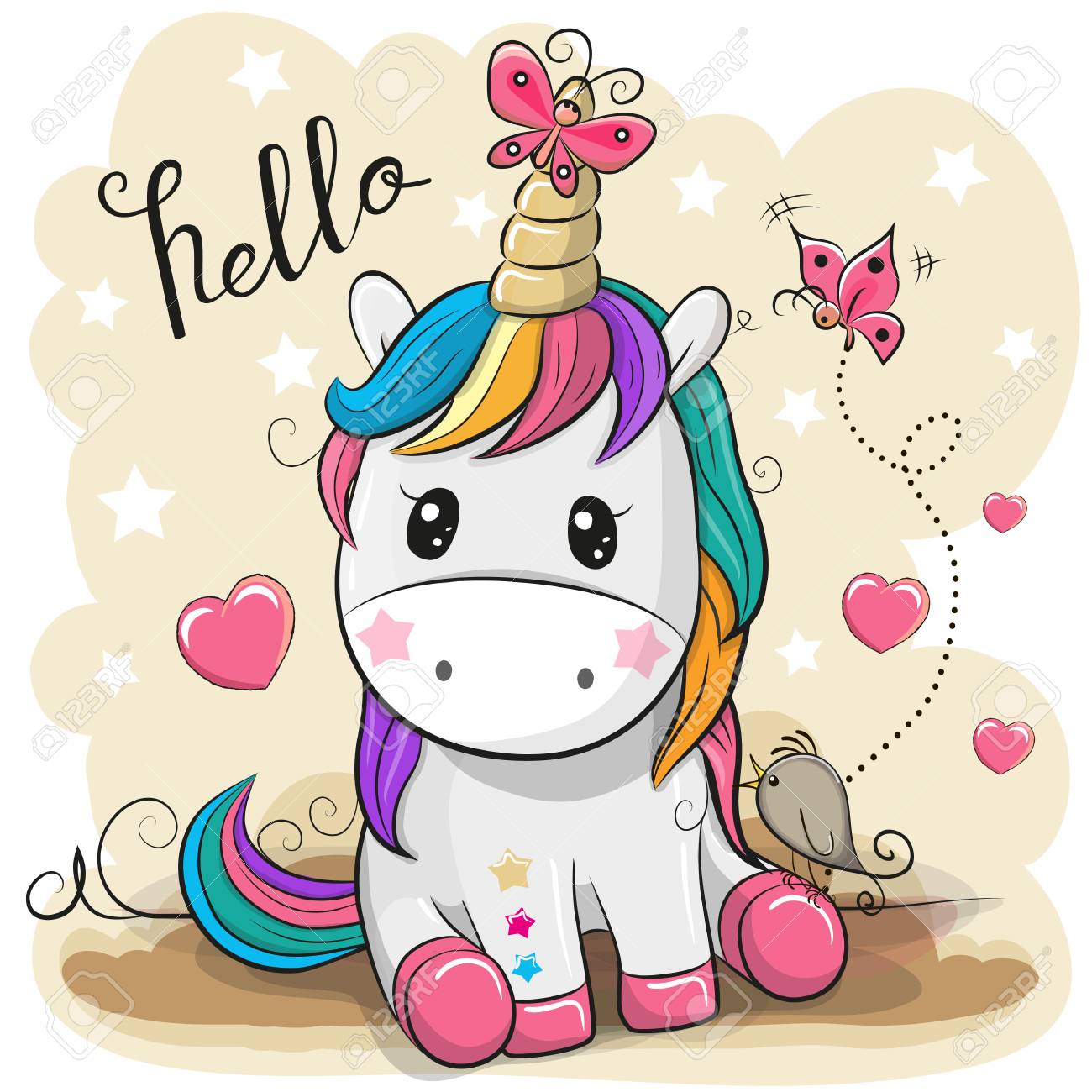 Cute Cartoon Unicorn With Butterflies And A Bird Royalty Free SVG, Cliparts, Vectors, And Stock Illustration. Image 105287285. Cute Cartoon Unicorn With Butterflies And A Bird Royalty Free SVG, Cliparts, Vectors, And Stock Illustration. Image 105287285.