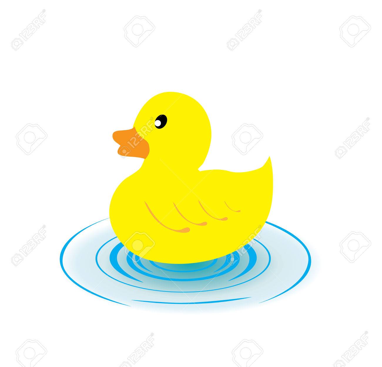 rubber duck in water