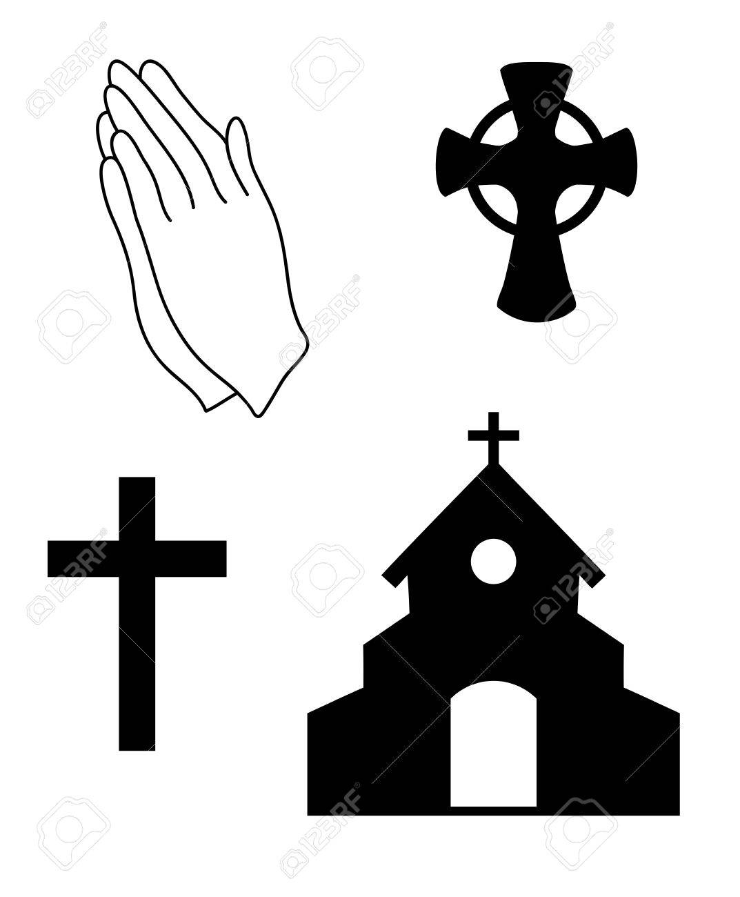 vector illustration of christian